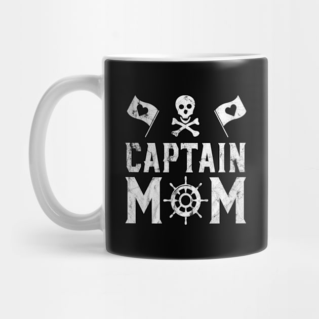 Captain Mom - Easy Halloween Costume - Funny Halloween Shirt by BKFMerch